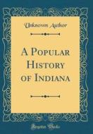 A Popular History of Indiana (Classic Reprint) di Unknown Author edito da Forgotten Books