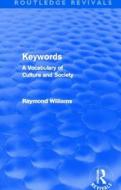 Keywords di Raymond Williams edito da Taylor & Francis Ltd