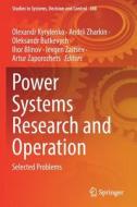 Power Systems Research and Operation edito da Springer International Publishing