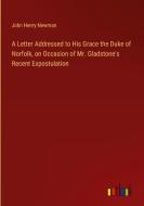 A Letter Addressed to His Grace the Duke of Norfolk, on Occasion of Mr. Gladstone's Recent Expostulation di John Henry Newman edito da Outlook Verlag