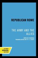 Republican Rome di Emilio Gabba edito da University Of California Press