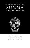 Fear and Anger di Thomas Aquinas edito da Cambridge University Press