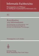 Koordination von Informationen edito da Springer Berlin Heidelberg