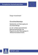 Grundrechtsnetze di Gregor Kutzschbach edito da Lang, Peter GmbH