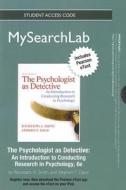 The Psychologist as Detective: An Introduction to Conducting Research in Psychology di Randolph A. Smith, Stephen F. Davis edito da Pearson