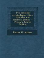 Two Cannibal Archipelagoes: New Hebrides and Solomon Groups - Primary Source Edition di Emma H. Adams edito da Nabu Press
