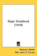 Hope Trueblood (1918) di Patience Worth edito da Kessinger Publishing