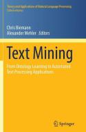 Text Mining edito da Springer International Publishing
