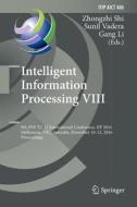 Intelligent Information Processing VIII edito da Springer International Publishing