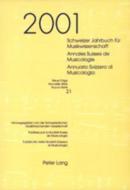 Schweizer Jahrbuch für Musikwissenschaft- Annales Suisses de Musicologie- Annuario Svizzero di Musicologia di Joseph Willimann edito da Lang, Peter
