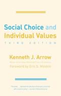 Social Choice and Individual Values di Kenneth J. Arrow edito da Yale University Press