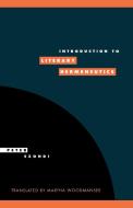 Introduction to Literary Hermeneutics di Peter Szondi, Lct Szondi edito da Cambridge University Press