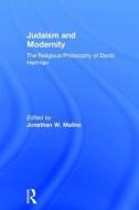 Judaism and Modernity di Professor Jonathan W. Malino edito da Taylor & Francis Ltd