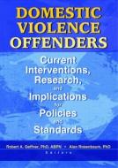 Domestic Violence Offenders di Alan Rosenbaum edito da Routledge