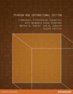 Elementary Differential Equations with Boundary Value Problems: Pearson New International Edition di Werner Kohler, Lee W. Johnson edito da Pearson Education Limited