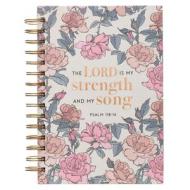 Large Wire Journal My Strength and My Song Psalm 118:14 edito da CHRISTIAN ART GIFTS
