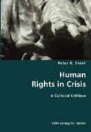 Human Rights In Crisis- A Cultural Critique di Peter R Stork edito da Vdm Verlag Dr. Mueller E.k.