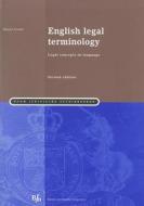 English Legal Terminology: Legal Concepts in Language (Second Edition) di Helen Gubby edito da Boom Eleven International
