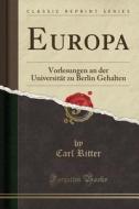 Europa di Carl Ritter edito da Forgotten Books