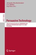 Persuasive Technology edito da Springer Nature Switzerland