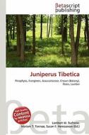Juniperus Tibetica edito da Betascript Publishing