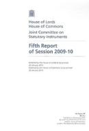 Fifth Report of Session 2009-10 edito da Stationery Office Books (TSO)