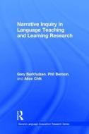 Narrative Inquiry in Language Teaching and Learning Research di Gary (The University of Auckland Barkhuizen, Phil Benson, Alice (City University of Hong Kong) Chik edito da Taylor & Francis Ltd