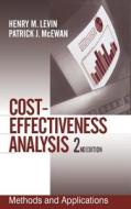 Cost-effectiveness Analysis di Henry M. Levin, Patrick J. McEwan edito da Sage Publications Inc