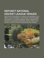 Defunct National Hockey League Venues: S di Books Llc edito da Books LLC, Wiki Series