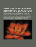 Final Destination - Final Destination Ch di Source Wikia edito da Books LLC, Wiki Series