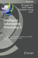 Intelligent Information Processing X edito da Springer International Publishing