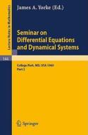 Seminar on Differential Equations and Dynamical Systems edito da Springer Berlin Heidelberg