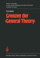 Grenzen der 'General Theory' di N. Kaldor edito da Springer Berlin Heidelberg