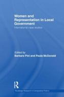 Women and Representation in Local Government edito da Taylor & Francis Ltd