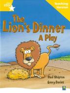 Rigby Star Guided Reading Yellow Level: The Lion's Dinner Teaching Version edito da Pearson Education Limited