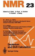 Deuterium and Shift Calculation edito da Springer Berlin Heidelberg
