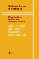 Monte Carlo Methods in Bayesian Computation di Ming-Hui Chen, Joseph G. Ibrahim, Qi-Man Shao edito da Springer New York