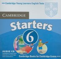 Cambridge Young Learners English Tests 6 Starters Audio Cd di Cambridge ESOL edito da Cambridge University Press