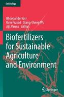 Biofertilizers for Sustainable Agriculture and Environment edito da Springer International Publishing