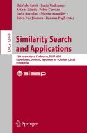 Similarity Search and Applications edito da Springer International Publishing