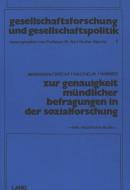 Zur Genauigkeit mündlicher Befragungen in der Sozialforschung di Ludwig Berekoven, Karl Gustav Specht, Veit Walthelm, Frank Wimmer edito da P.I.E.
