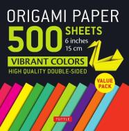 Origami Paper 500 Sheets di Tuttle Publishing edito da Tuttle Publishing