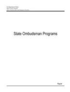 State Ombudsman Programs di U. S. Department of Justice edito da Createspace