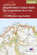 South West Coast Path Map Booklet - Vol 1: Minehead to St Ives di Paddy Dillon edito da Cicerone Press