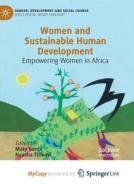 Women And Sustainable Human Development edito da Springer Nature B.V.