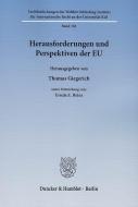 Herausforderungen und Perspektiven der EU edito da Duncker & Humblot GmbH