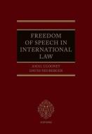 Freedom Of Speech In International Law di Amal Clooney, David Neuberger edito da Oxford University Press