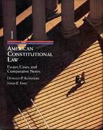 American Constitutional Law, Volume I: Cases, Essays, and Comparative Notes di Donald P. Kommers, Kommers, John E. Finn edito da Wadsworth Publishing