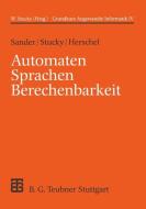 Automaten Sprachen Berechenbarkeit di Rudolf Herschel, Wolffried Stucky edito da Vieweg+Teubner Verlag