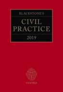 Blackstone's Civil Practice 2019 di Stuart Sime edito da OUP Oxford